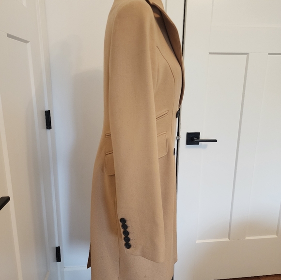 Smythe Reefer wool coat in "camel" color - Picture 4 of 5